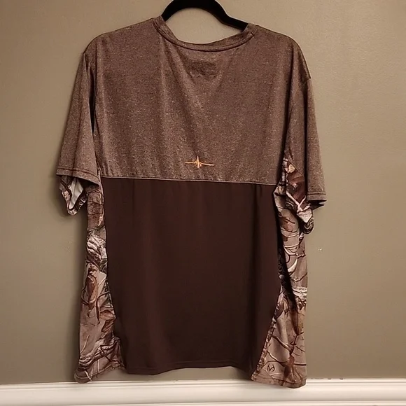 Men's Habit Realtree Brown Camo Shirt - Picture 5 of 10